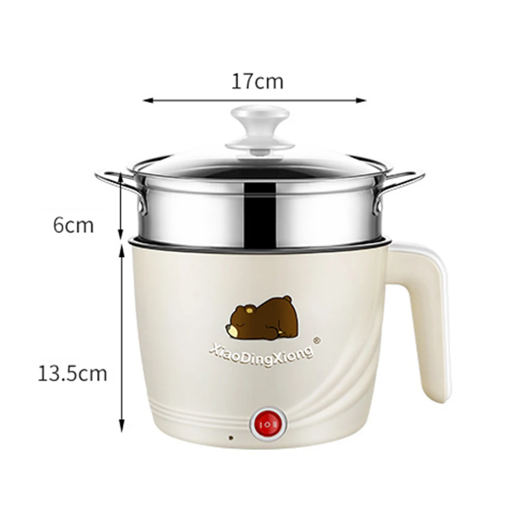 

Electric Cooker Multifunctional Household Dormitory Bedroom Artifact Noodle Cooking Pot Small Power Electric Boiling Pot 110v Us