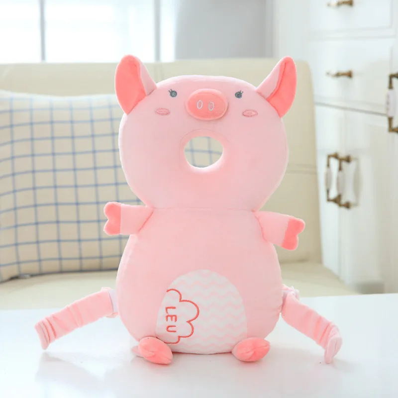 

Children's Anti-fall Headrest Baby Four Seasons Animal Style Summer Headrest Back Pad Baby Head Protection Cap