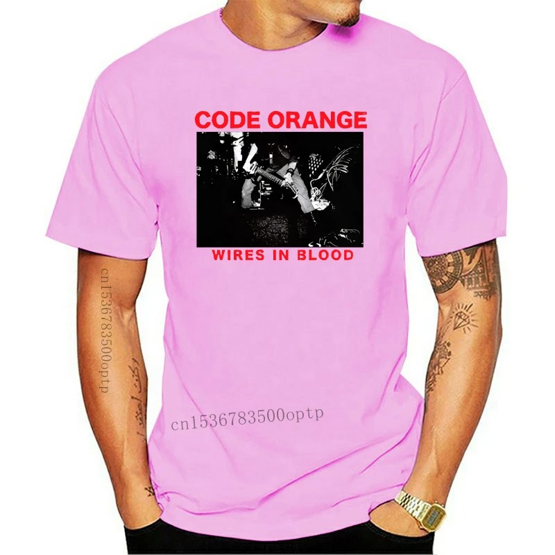 

Новая оранжевая футболка с логотипом в виде браслета крови, Официальный Мужской Черный Размер M, 2021