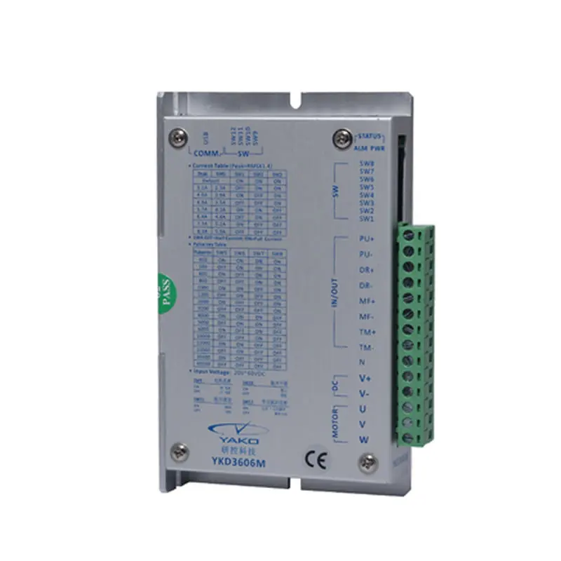 3-фазный шаговый привод YAKO YKD3606M DSP, 20 в-60 В постоянного тока, 5,9a 32 бит DSP для 42-86 мм, для гравировального станка с ЧПУ