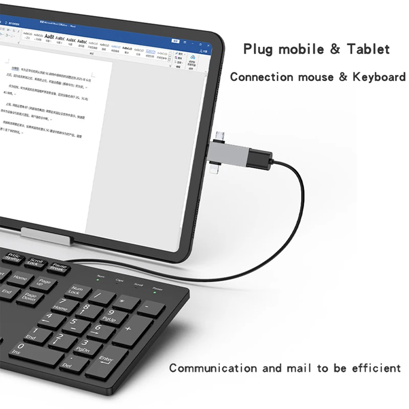 Ingelon USB гаджеты OTG адаптер Женский к micro для флешки чтения в android телефон ПК