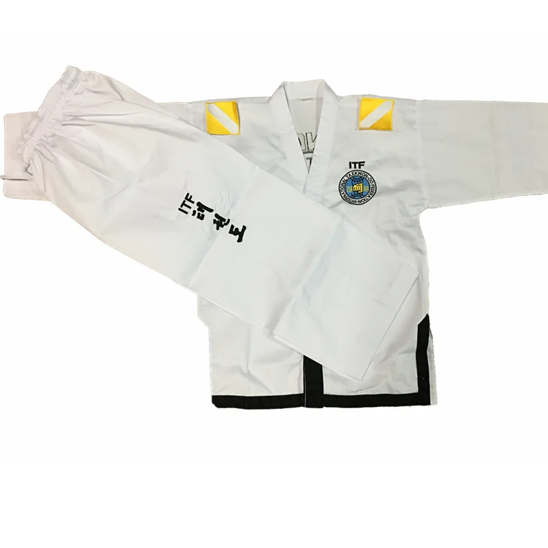 Униформа помощника инструктора ITF Dobok с эполетами отдельные высококачественные