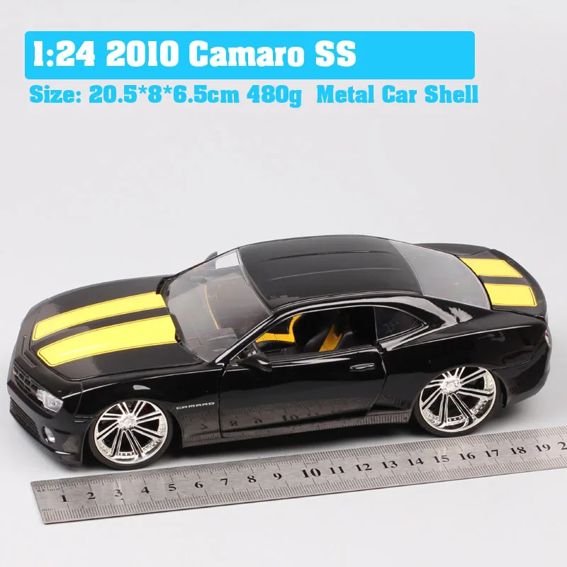 2010 camaro SS 1 24 Jada Mitsubishi Eclipse Тойота Супра DODGE зарядное устройство Nissan Ripsaw гусеничный Lykan Diecasts& Vehicles Модель Масштаб игрушечный автомобиль дети - Цвет: 2010 camaro SS