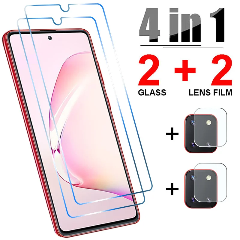 

4in1 Protective Glass for Samsung A51 A52 A71 A72 A31 A32 Camera Screen Protector Film for Samsung M31 M51 M21 M10 M20 M30 M40