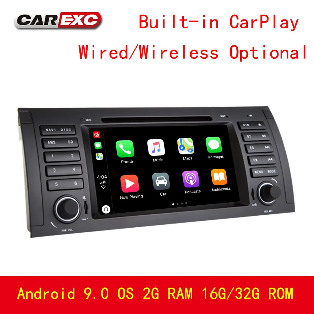 Android 9 0 автомобильный Радио DVD GPS плеер для BMW 5 серии X5 E53 E39 520i 525i 528i 530i мультимедиа