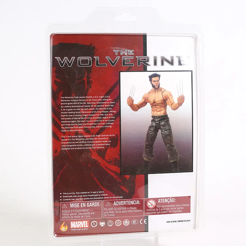 X-Men Росомаха Логан ПВХ экшн-фигурка Brinquedo Select Model Toy | Игрушки и хобби