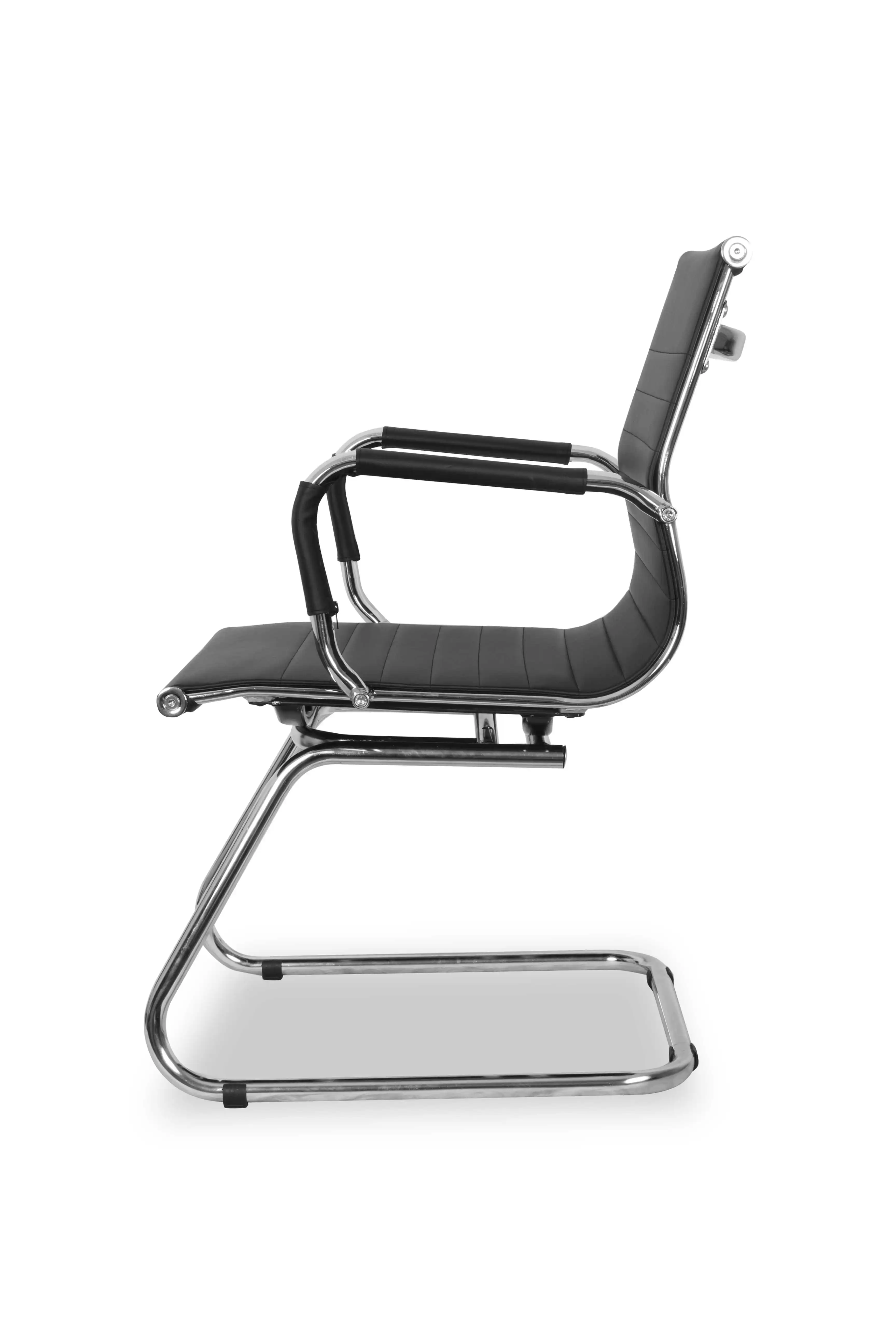 Стул College CLG-620 LXH-C Black (кресло) (Есть Черный Кожа с полиуретановым