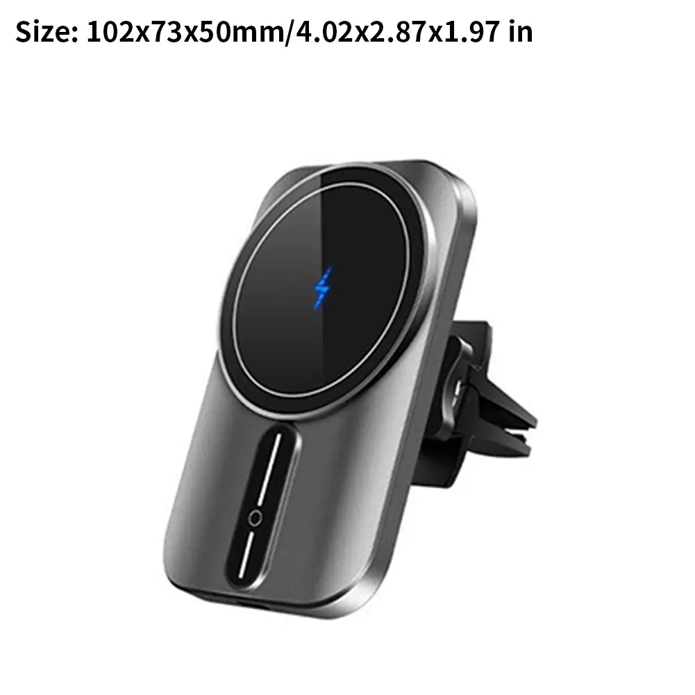 

15W Magnetic Car Wireless Charger Bracket Suitable For Iphone12Pro 12Mini 12Promax MagSafe Phone Charger Car Bracket