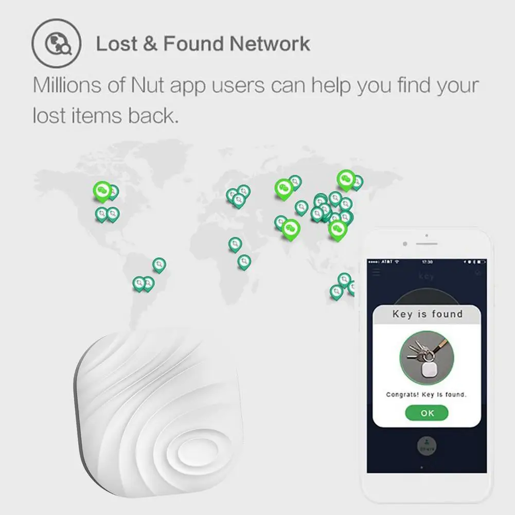 

Mini Bluetooth Tracker Smart Finder GPS Key Pet Finder Anti-lost Alarm Lost Reminder Child Finder Locator 2-way Anti-theft Track