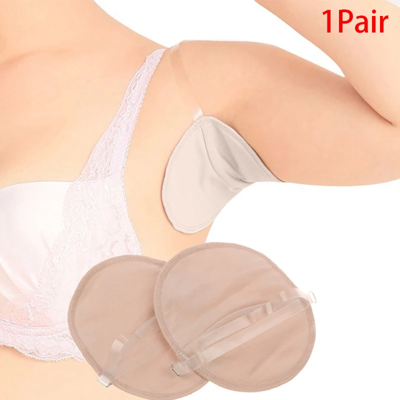 

1Pair Washable Underarm Sweat Shield Pad Armpit Absorbing Sweat Guards Strap