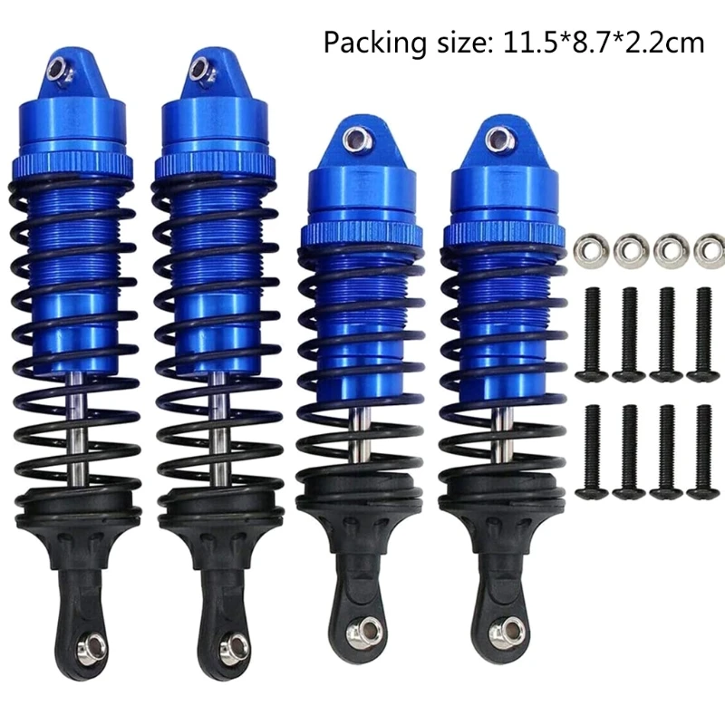 

Remote Control Model Car Metal Shock Absorber for Car Toy Upgrade Accessories Upgrade Parts Compatible with Stampede 4x4