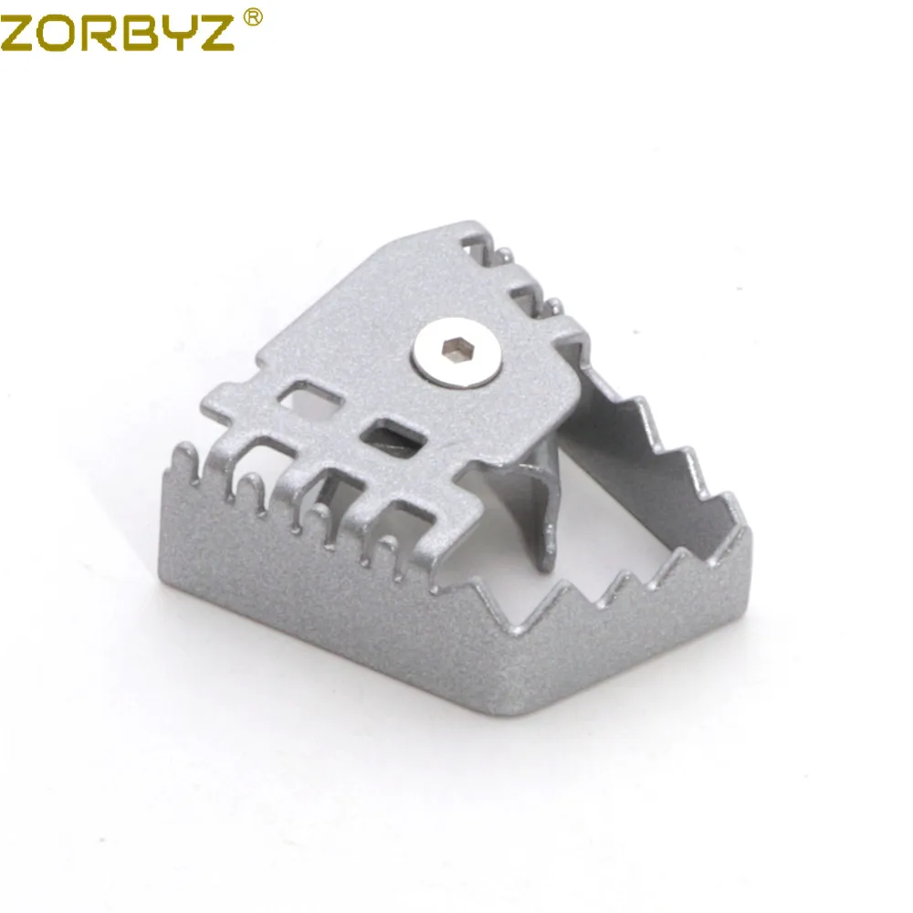 ZORBYZ Мотоцикл Серебряный ножной тормоз рычаг удлинитель педали педаль для BMW F800GS