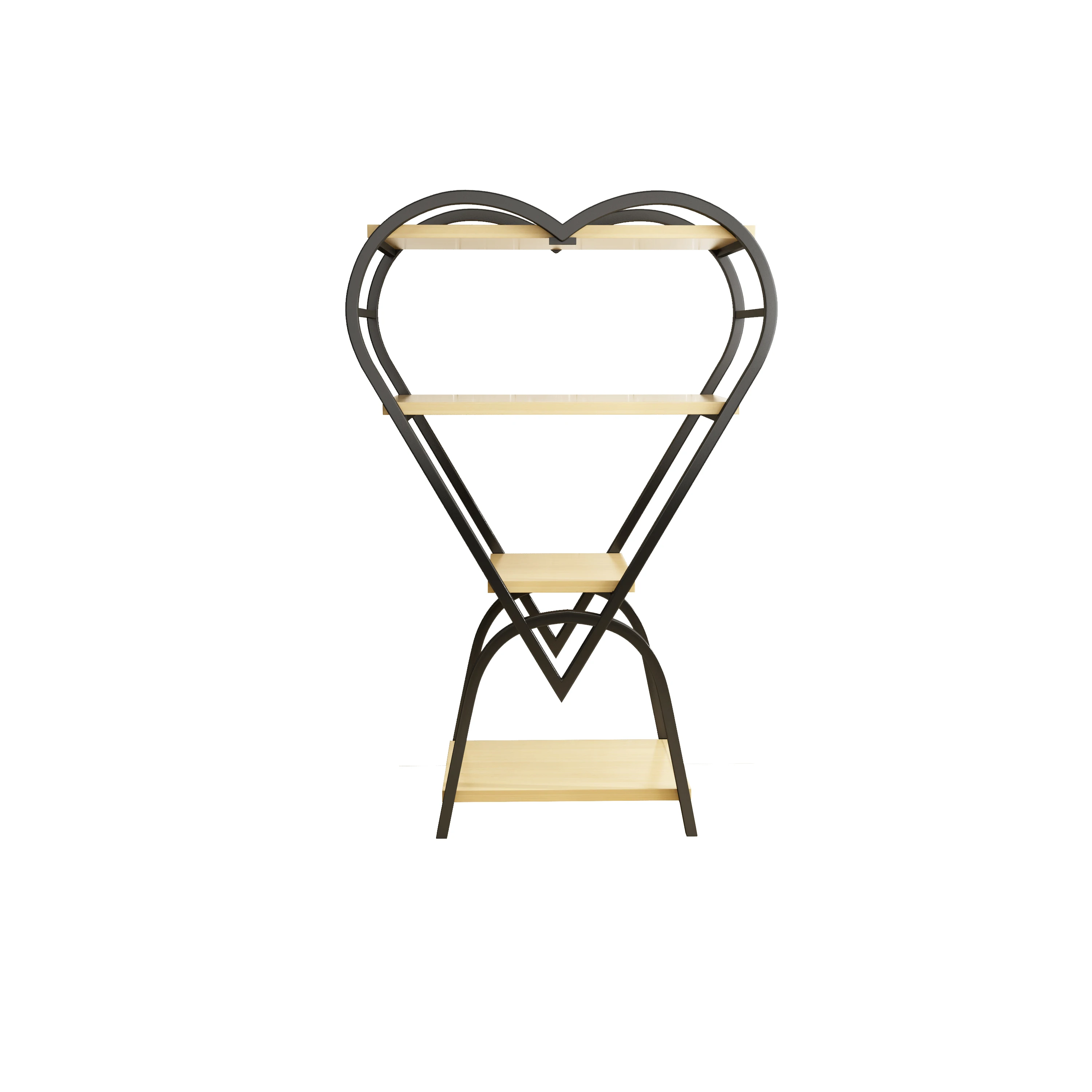 

Creative Heart-Shaped Multi-Layer Flower Rack Jardiniere