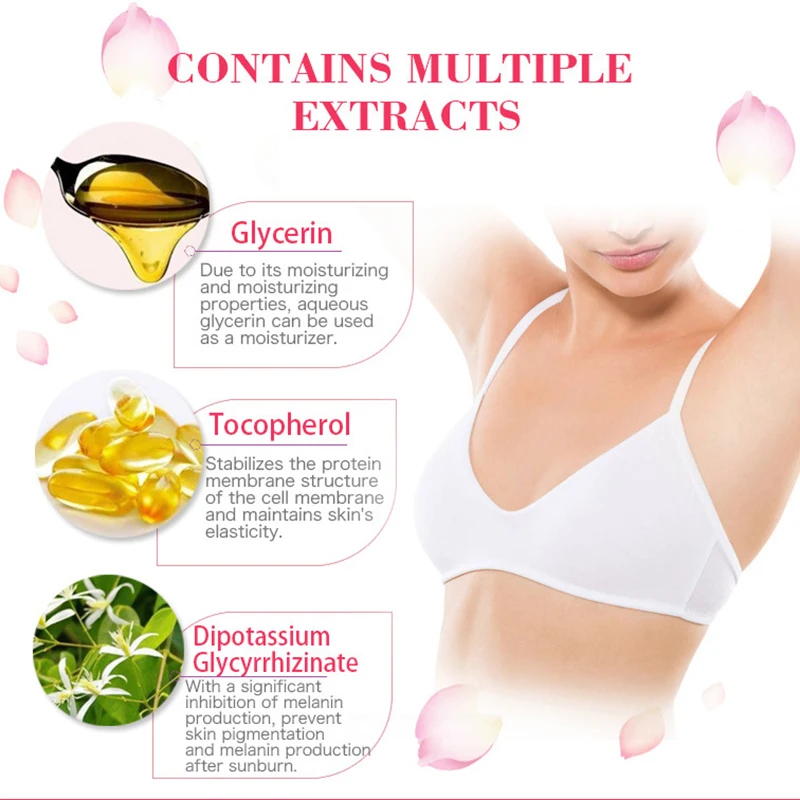 Женский Отбеливание подмышки крем для подмышек частная часть ухода за кожей