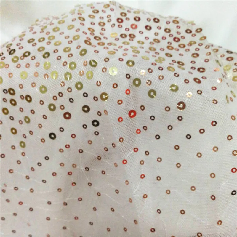 Детская Костюмы платье 2019 Лето Градиент Сетчатое с пайетками для девочек без