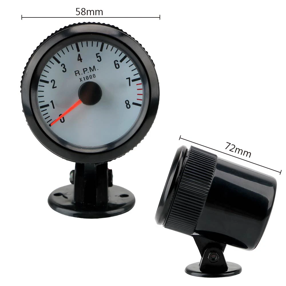 Универсальный Автомобильный Тахометр тач манометр Панель указатель счетчика