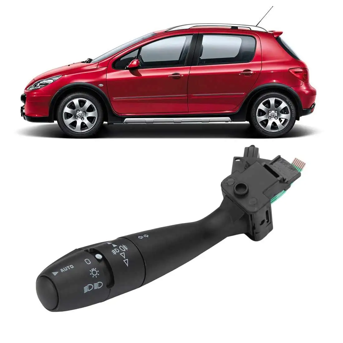 Для Peugeot 206 207 307 301 308 3008 405 407 408 807 переключатель поворотного сигнала