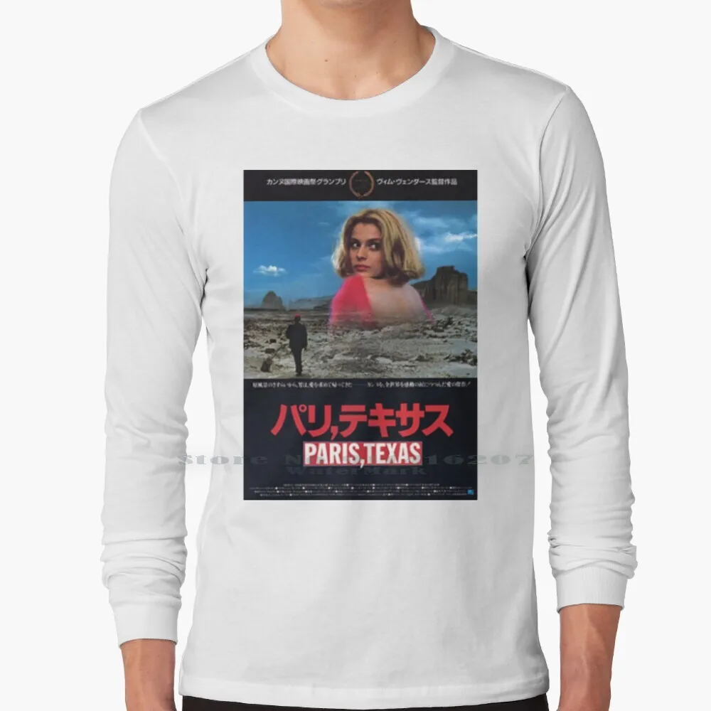 

Paris , Texas Japanese Poster T Shirt 100% Pure Cotton Paris Texas Wim Wenders Germany 80s 1980