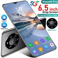 mate 40 pro global version 5g smartphone 7 2 inch full screen 4128gb dual sim card 5200mah 2548mp android mobile phone