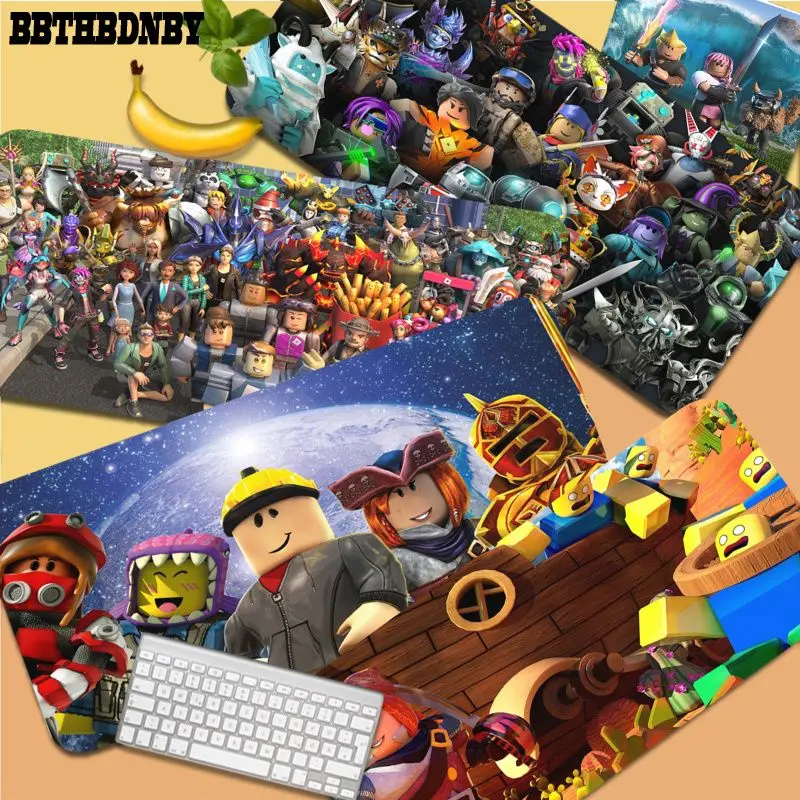 

R-Robloxes In Stocked Silicone Large/small Pad To Mouse Pad Game Size For Mouse Pad Keyboard Deak Mat For Cs Go LOL
