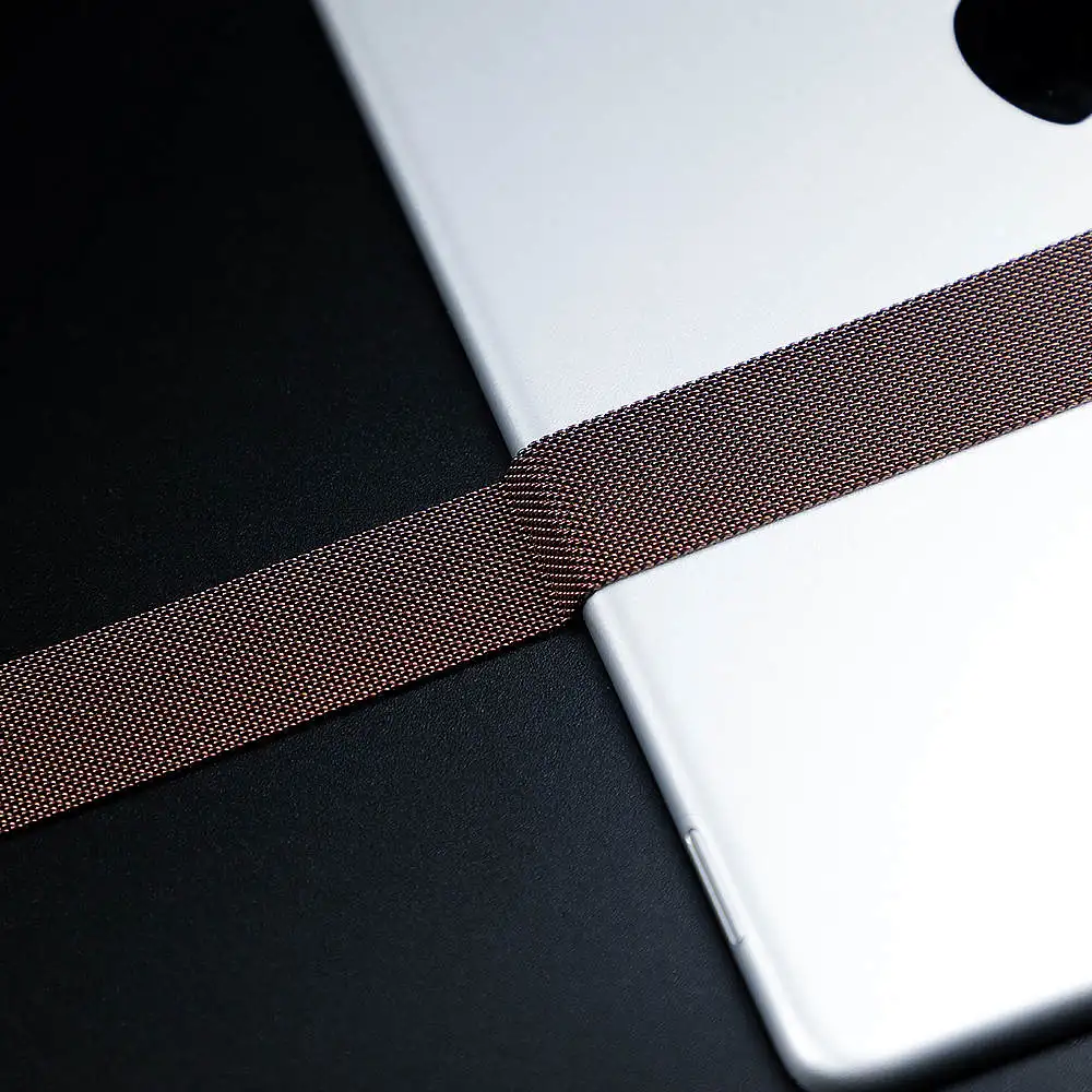 coffee Высококачественная Миланская петля для apple watch, ремешок для apple watch 4, 5, ремешок 44 мм, 40 мм, iwatch 3, 2, 1, 42 мм, 38 мм, лучший материал - Цвет ремешка: coffee