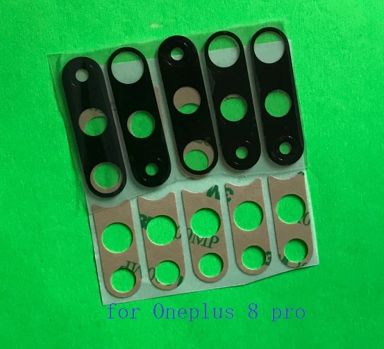 100 шт. новые задние стеклянные линзы для камеры с клейкой наклейкой OPPO 1 + oneplus 5 5T 6 6T