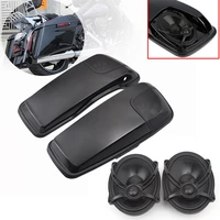 5 x 7 motorcycle saddlebag lids speakers for harley touring road king electra street glide 2014 2020 abs plastic accessories