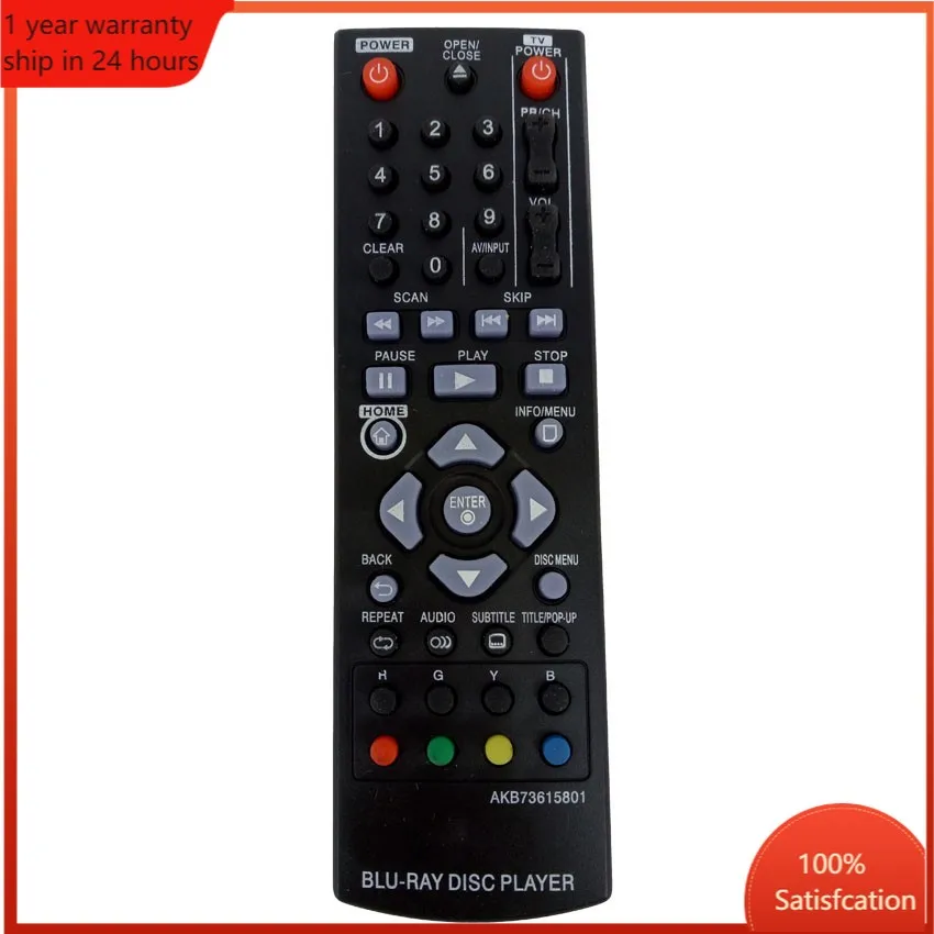 

Remote Control For LG Blu-ray DVD Disc Player Remote Control AKB73615801 FOR BP220 BP320 BP125 BP200 BP325W Fernbedienung