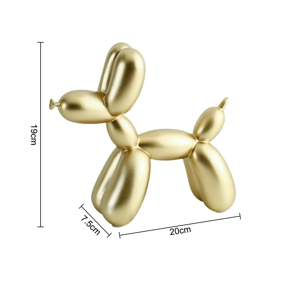 Большой шар в скандинавском стиле скульптура собаки виде животного статуя