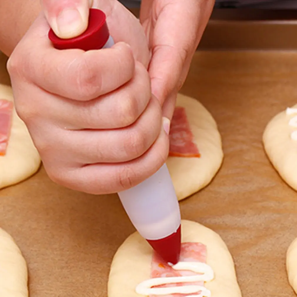 

Pastry Icing Pen Cake Tools Piping Bag Nozzle Tips Fondant Cake Cream Syringe Tips Muffin Dessert Decorators Kitchen Accessories
