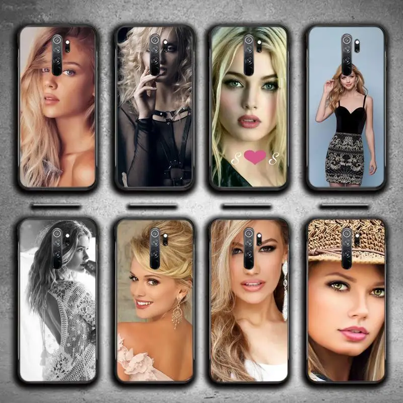 

Sexy Blonde Beauty Print Phone Case For Redmi 7 8 9 A K20 30 Pro Note 8 9 Pro 9s