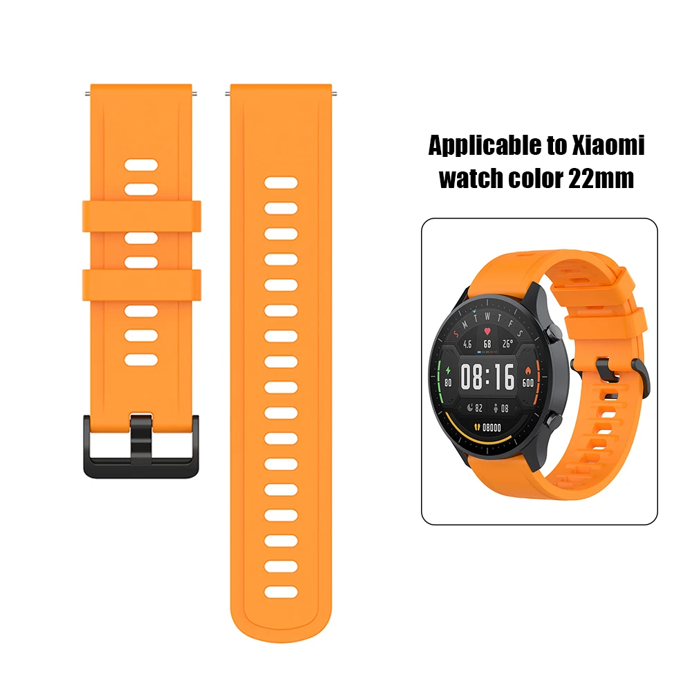 Ремешок силиконовый для Xiaomi Mi Watch сменный цветной браслет наручных часов