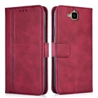 Роскошный кожаный чехол-кошелек с откидной крышкой для Huawei Honor 4C Pro Y6 Pro, Enjoy 5, Holly 2 + защитный чехол-книжка с магнитной застежкой для телефона