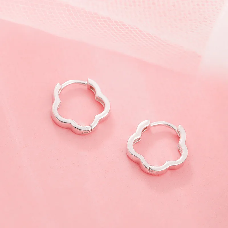 

Prevent allergy 925 Sterling Silver Geometric Stud Earrings For Women Wedding Jewelry Female pendientes eh034