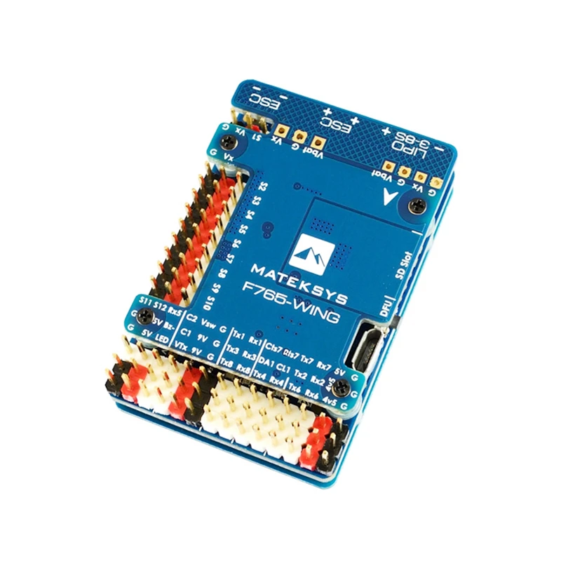 Барометр MATEK F765 WING MPU6000 ICM20602 OSD Blackbox INAV 3 8S Контроллер полета для радиоуправляемых