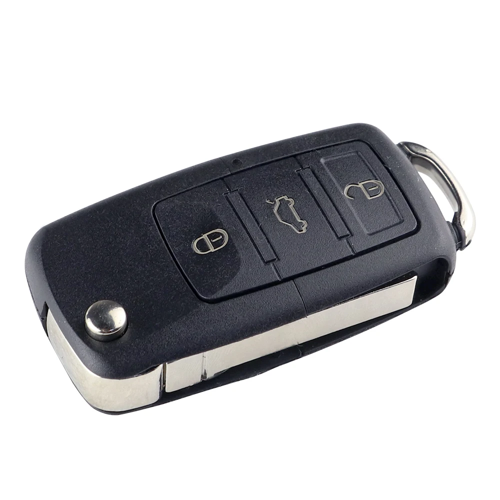 Складной автомобильный ключ с 3 кнопками сменный дистанционным переключением