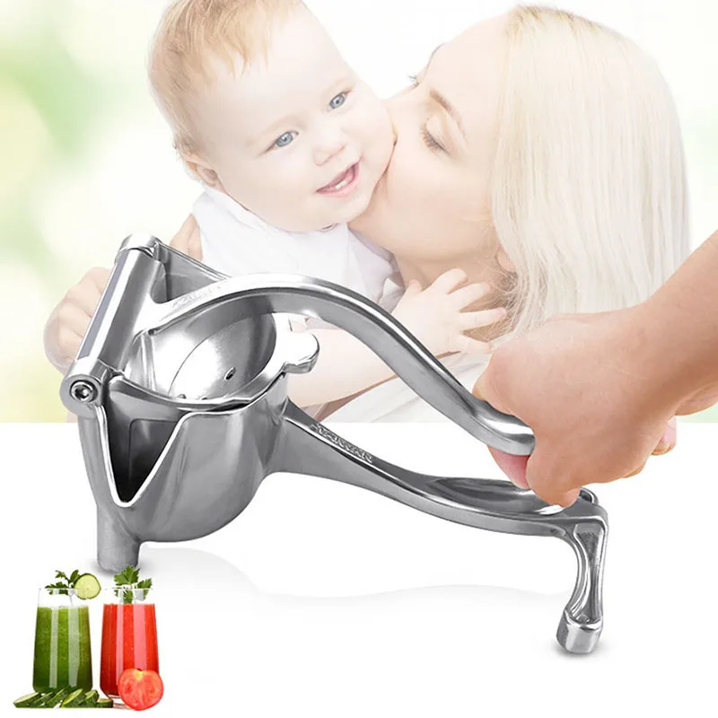 

1PC Manual Juice Squeezer Aluminum Alloy Hand Pressure Juicer Pomegranate Orange Lemon Sugar Cane Juice Kitchen Fruit Tool