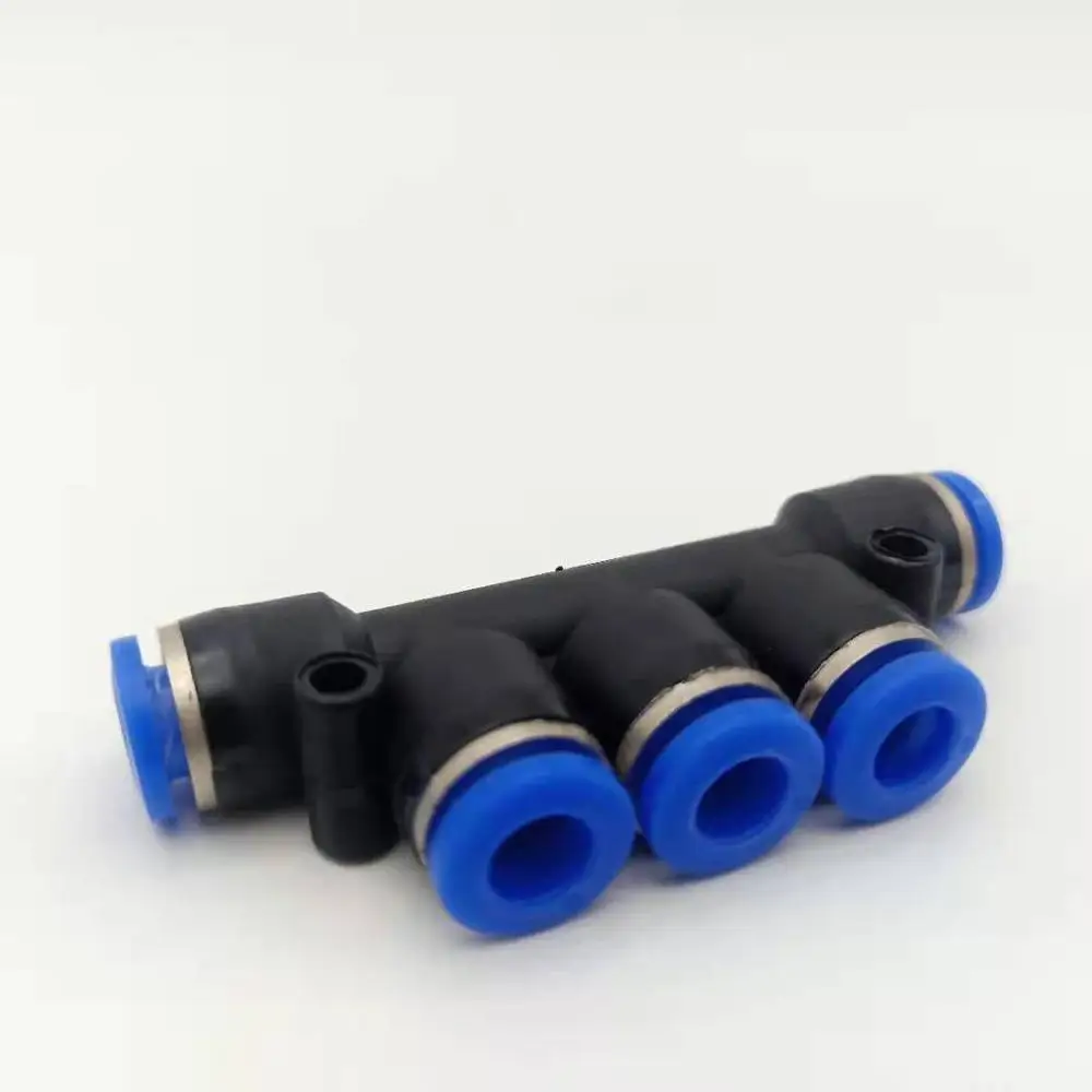 PK пятизвеньевые пневматические фитинги, быстрая Интубация трубчатого соединения PK04, PK06, PK08, PK10, PK12