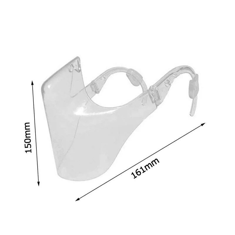 

Useful Mask Transparent Mouth Cover Durable Mask Face Shield Plastic Reusable Clear Face Mask for Drop Shipping