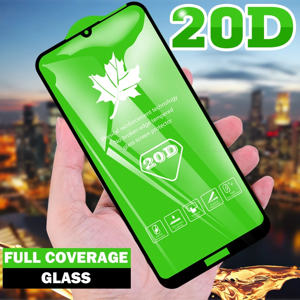 

20D Tempered Glass For Huawei Honor 8A 7A 7C Pro 7S Screen Protector Full Cover Protective Glass Film