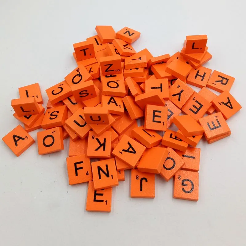 100 деревянный скрэббл плитки черные буквы и цифры для поделок дерево алфавиты