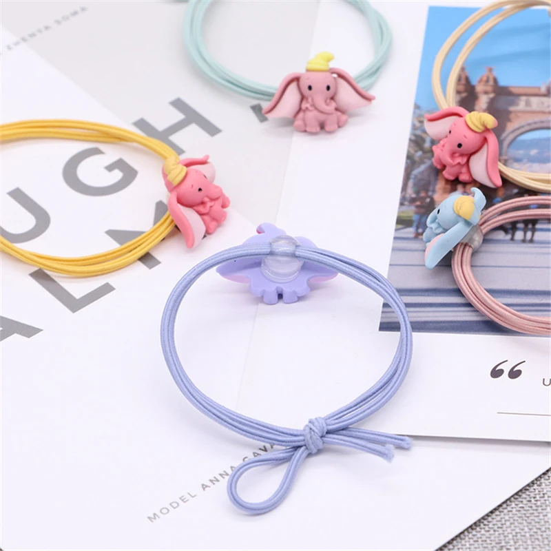 5Pcs Baby Girls Pokemon Rubber Band Mickey Hair Accessories Dumbo Pikachu Rabbit Clip Christmas Bow | Детская одежда и обувь