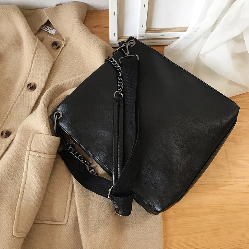 2019 новая Корейская версия студенческой сумки через плечо Большая вместительная