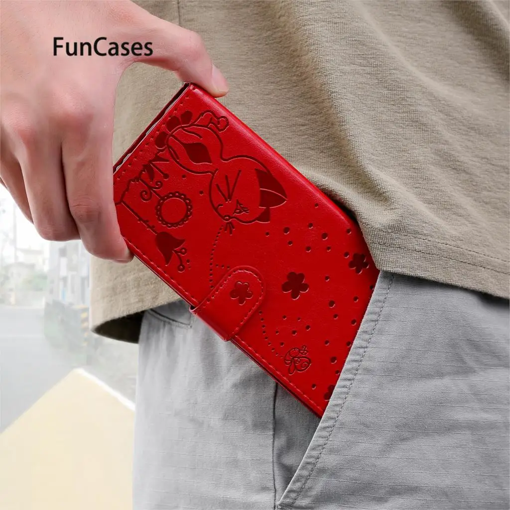 Популярные Чехлы для девочек чехол etui Sony L4 из искусственной кожи флип-кошелек