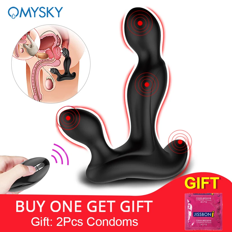 OMYSKY массажер вибратор для простаты Мужская Анальная пробка водонепроницаемые
