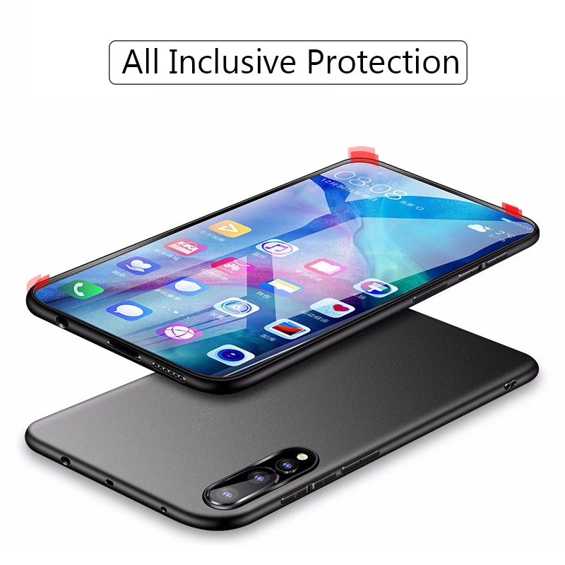 Lainergie для UMIDIGI A5 Pro Чехол простой твердый тонкий матовый мягкий силиконовый задний