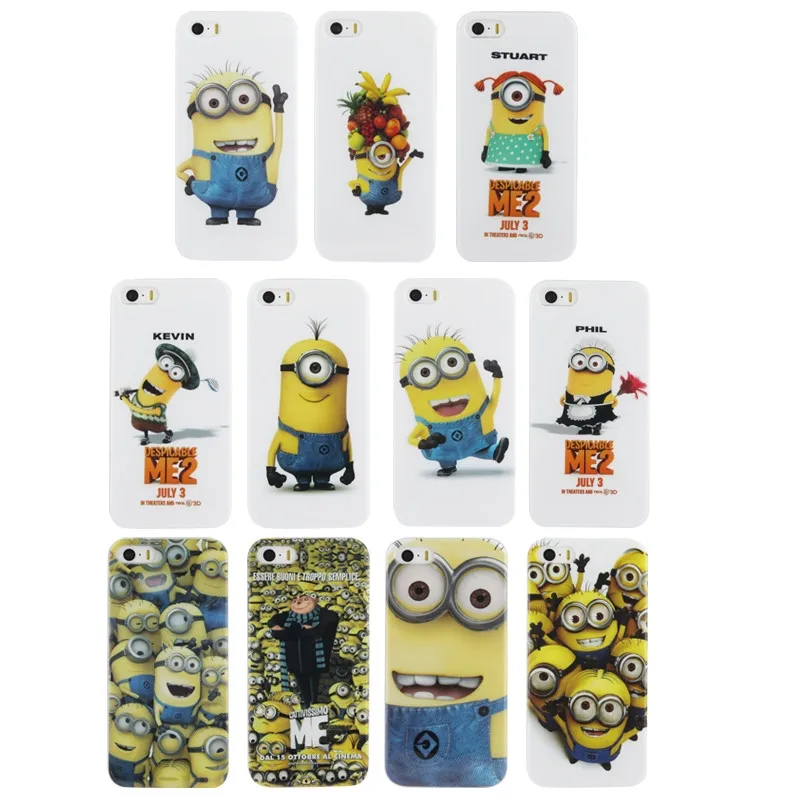 Case for iPhone 5 &amp 5s SE TPU Minions | Мобильные телефоны и аксессуары
