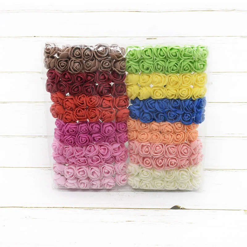 144 шт Искусственный Пена Роза свадьбы Рождества украшения для дома Гирлянда