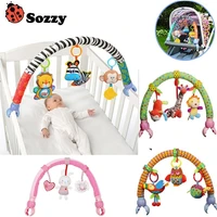 lovely baby cradle seat cot hanging toys crib mobile stroller hanging soft plush rattles ring bell educational baby toys 40 off