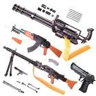 Детский игрушечный мини-пистолет, сборный строительный блок, игрушка Desert Eagle, немецкий пулемет Ak47 Gatlin, сборная модель пистолета, игрушка